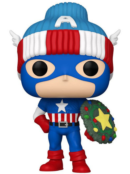 Funko POP! Marvel: Holiday - Capt. America