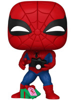 Funko POP! Marvel: Holiday - Spider-Man with Open gift