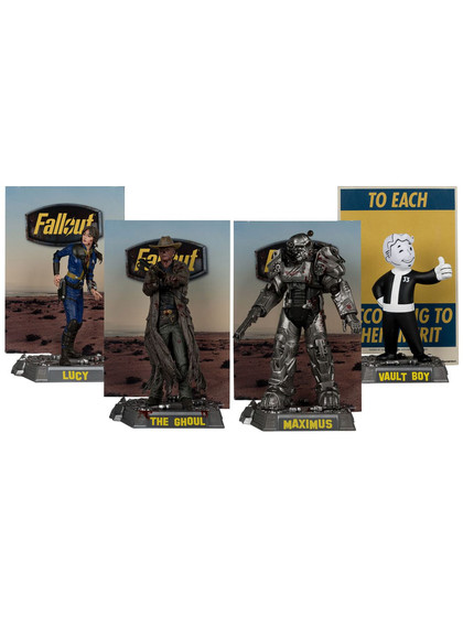 Movie Maniacs: Fallout - Lucy, Maximus, The Ghoul & Vault Boy 4-Pack