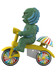 Super Cycles: Universal Monsters - Creature from the Black Lagoon (Dark Green with Yellow Trike)